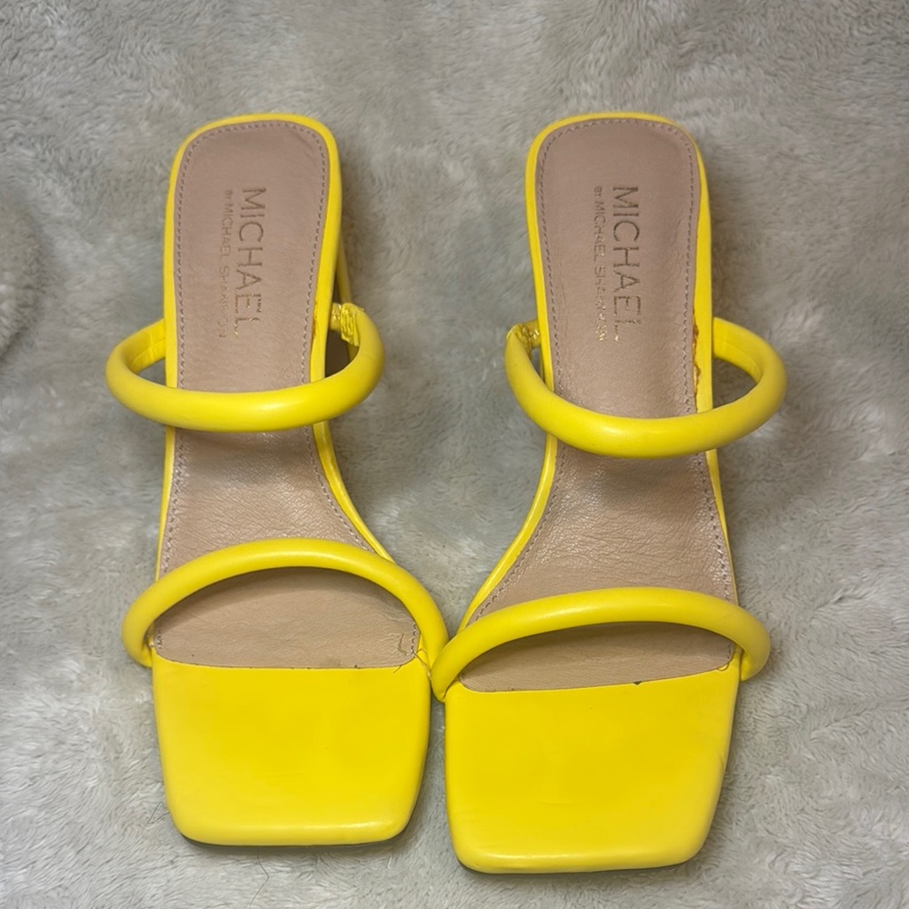 Michael by Michael Shannon Yellow Dionne Sandals